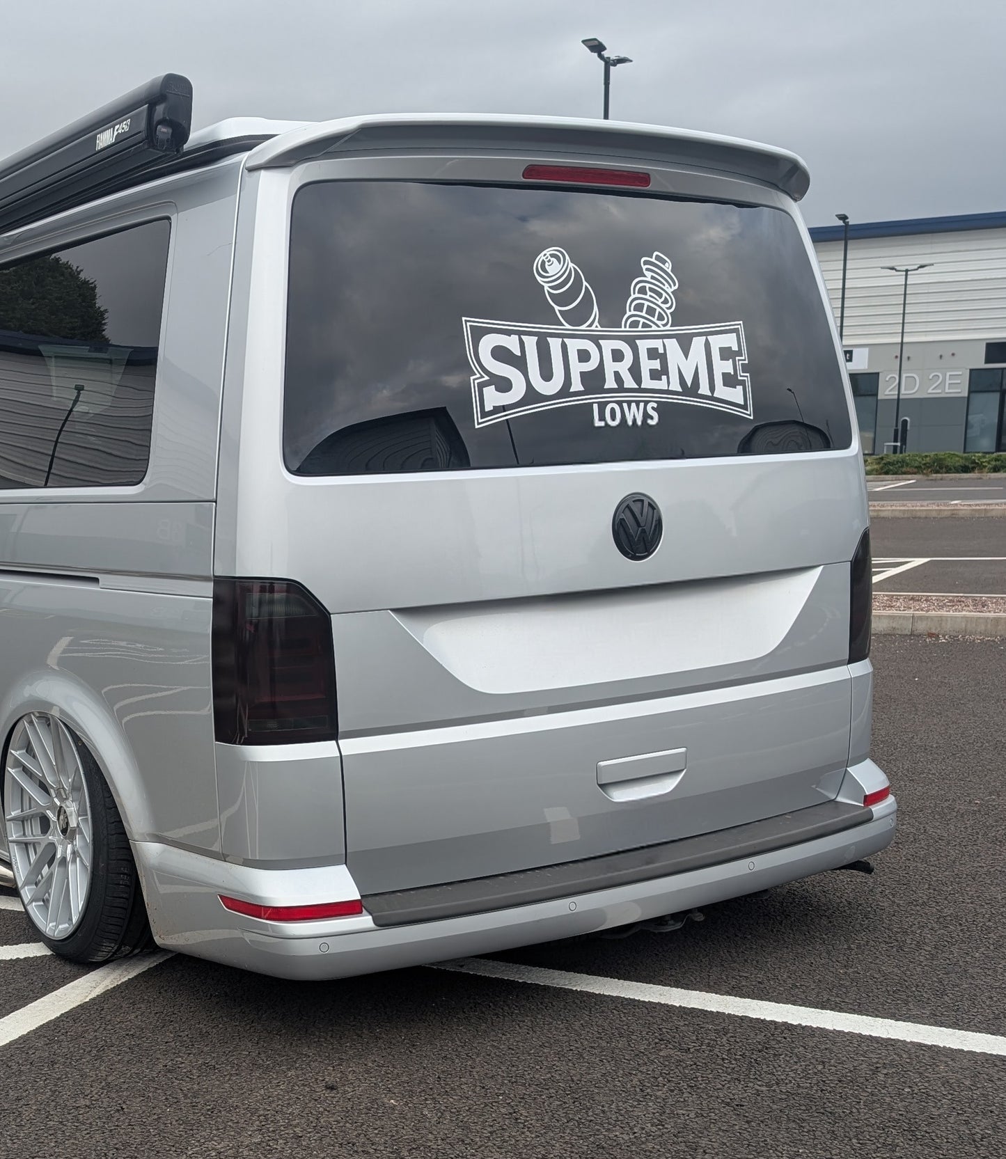 Lows Large rear window decal